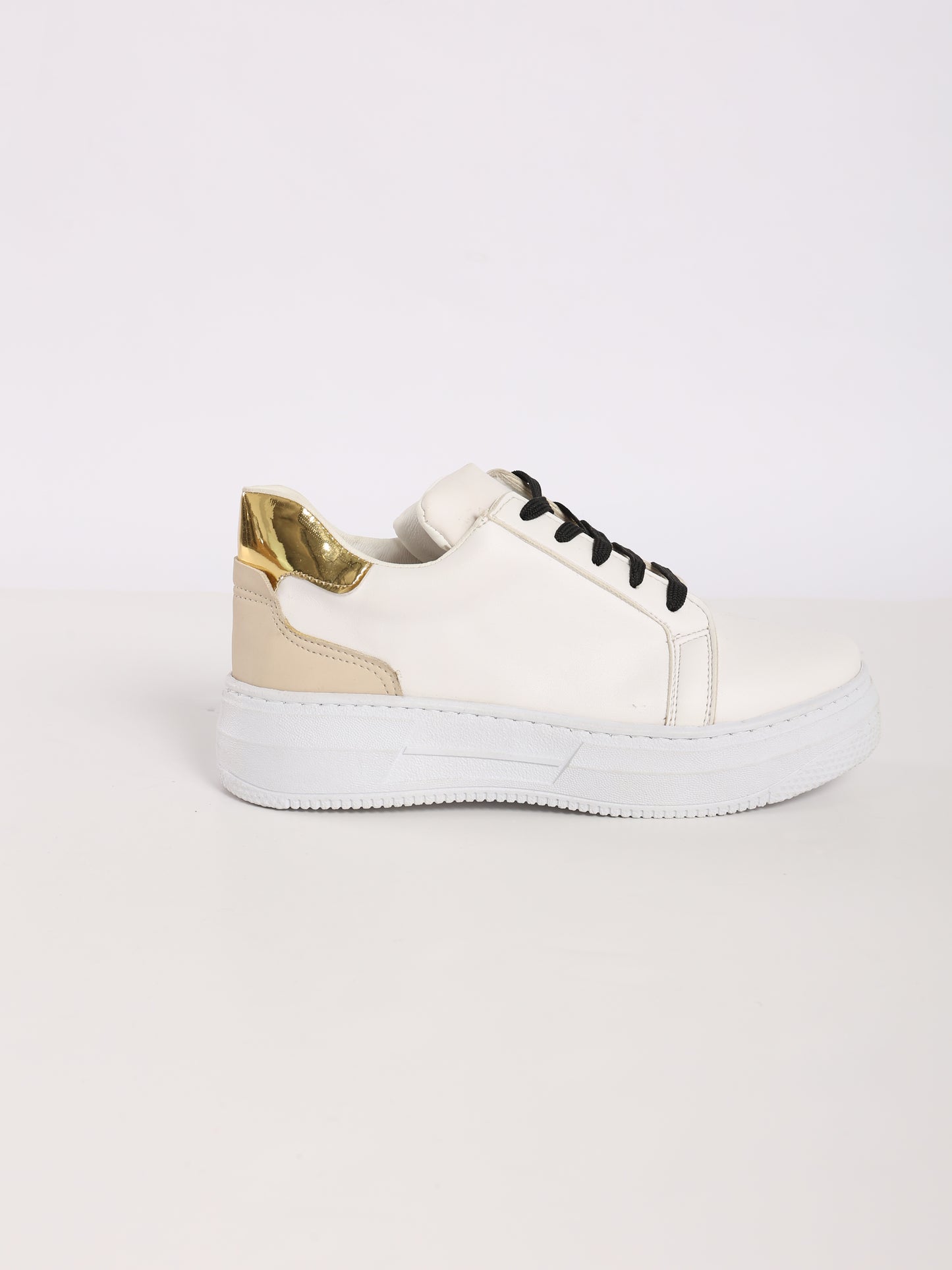 Zenzi LUNA Sneakers  (White x Gold)